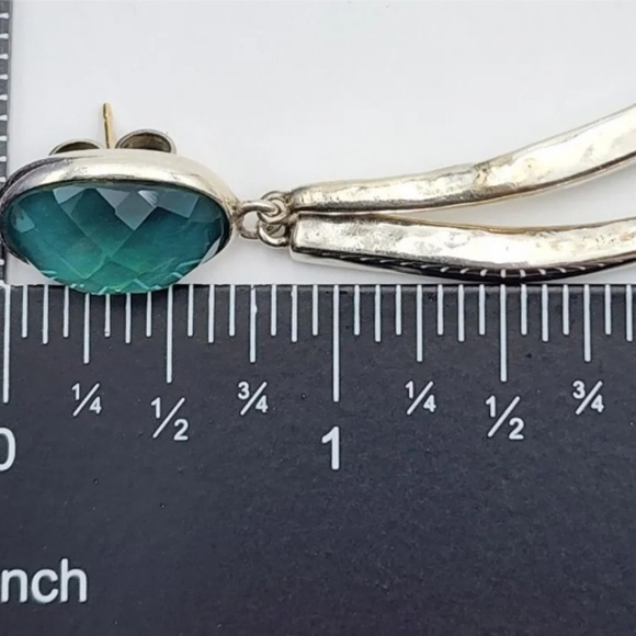 Steve Vaubel Sterling Silver Dangly Earrings - Picture 7 of 9